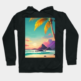 Beach, Tropical ocean Hoodie